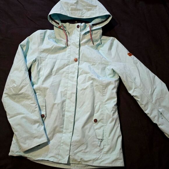 Roxy teal snow jacket womens medium - Picture 1 of 9